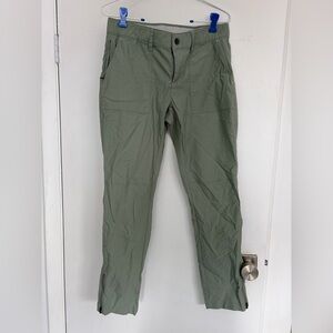 Womens Sage Green Athletic Hiking Pants